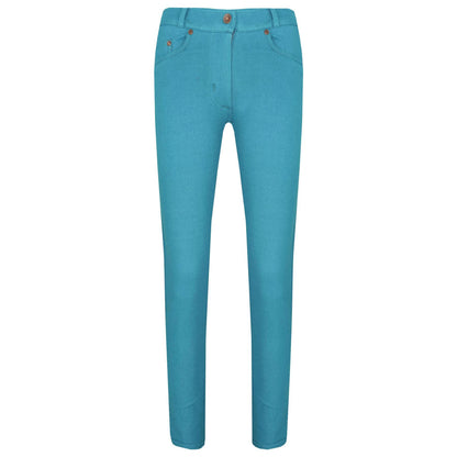 Kids Skinny Jeans Girls Stretchy Jeggings Fit Pants Coloured Trousers 5-13 Years