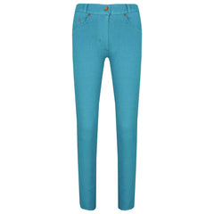 Kids Skinny Jeans Girls Stretchy Jeggings Fit Pants Coloured Trousers 5-13 Years