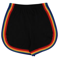 Kids Girls Shorts Contrast Athletic Gym Wear Dance Sports Summer Hot Short Pants