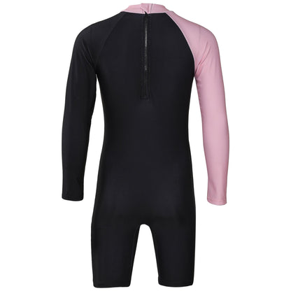 Kids Girls Rainbow Swimsuit Surfing Diving Comfortable Quick Dry Swimwear Suit