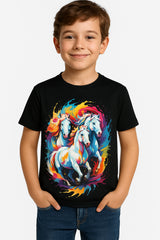 Kids Boys Girls 3D Graphic T Shirt Short Sleeve Summer Crew Neck Age 6 to 16