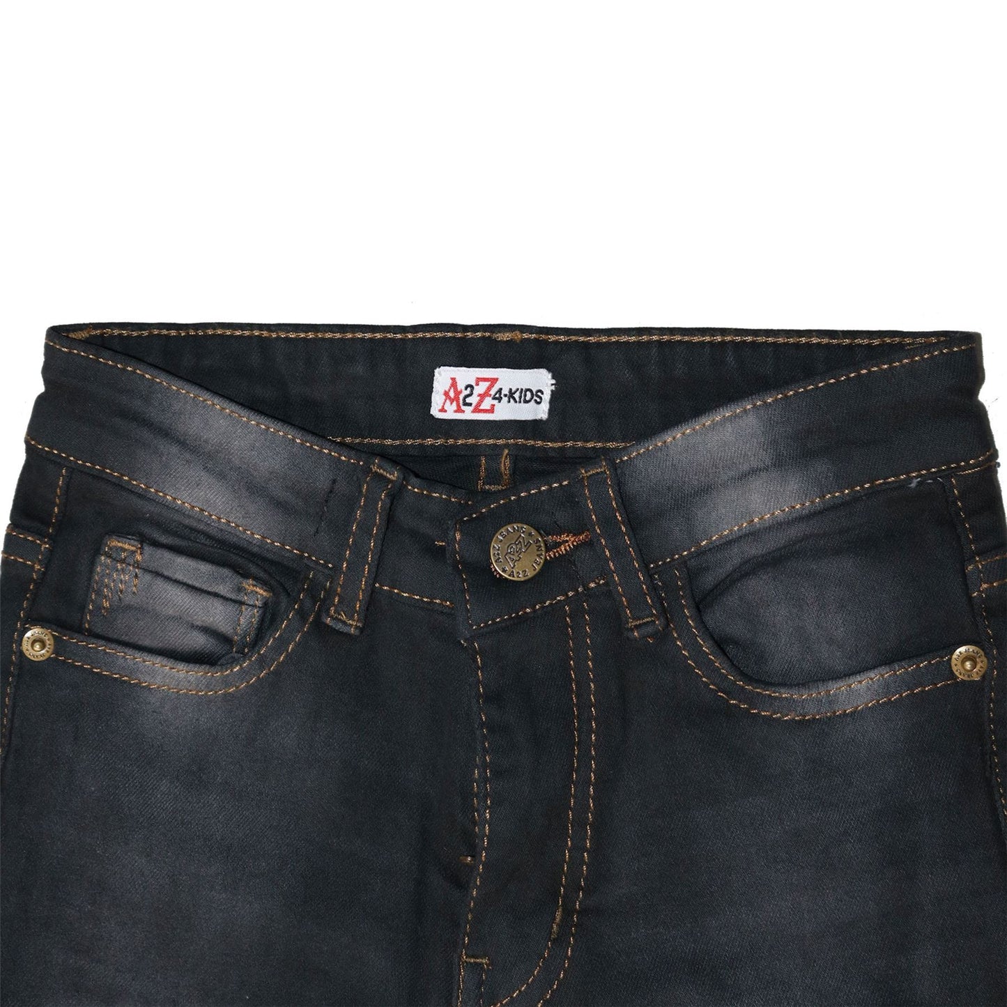 Kids Faded Denim Jeans Comfort Stretch Trousers Pants Boys Age 5-13 Years