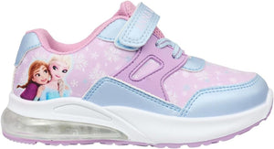 Kids Girls Disney Frozen Light Up Trainers Anna Elsa Shoes Officially Licensed