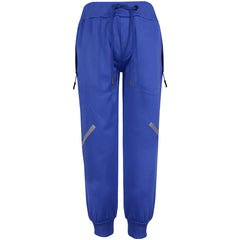 Kids Boys Tracksuit Reflective Taped Hooded Hoodie Bottom Jogging Suit Joggers