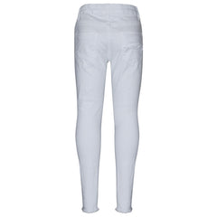 Kids Girls Stretchy Jeans Ripped Denim Pants Trousers Jeggings Age 3-14 Years