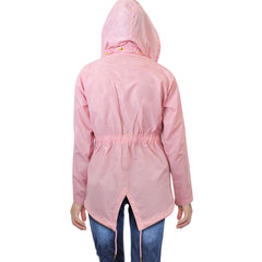 Kids Girls Raincoat Jackets Wind Resistant Lightweight Hooded Waterproof Rainmac