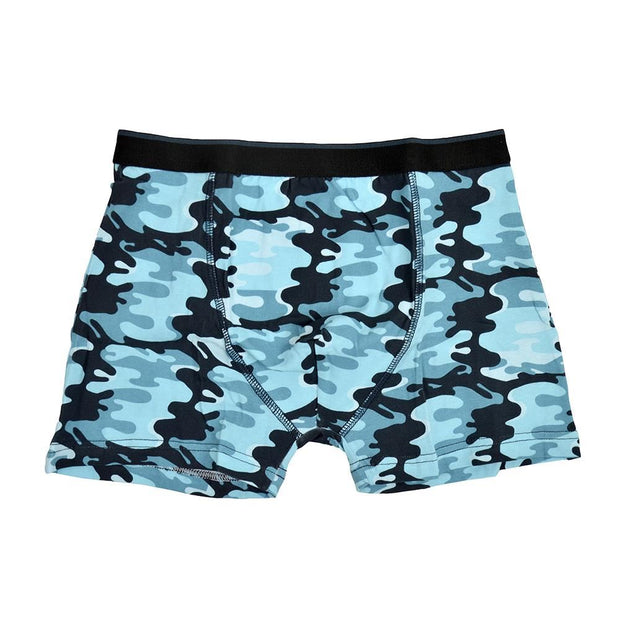 A2Z 4 Kids Boys Boxer Pack Of 3 Plain Camouflage Knickers Cotton Mix Underpants