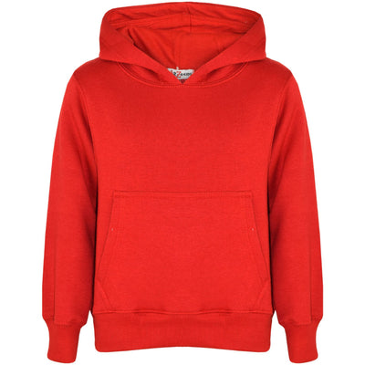 A2Z 4 Kids Girls Boys Sweat Shirt Tops Designer's Casual Plain Red Pullover Sweatshirt Fleece Hooded Jumper Coats New Age 2 3 4 5 6 7 8 9 10 11 12 13 Years