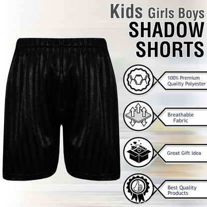 A2Z 4 Kids Shadow Stripe PE Shorts Pack of 2 Football Gym Shorts Age 2-13 Years