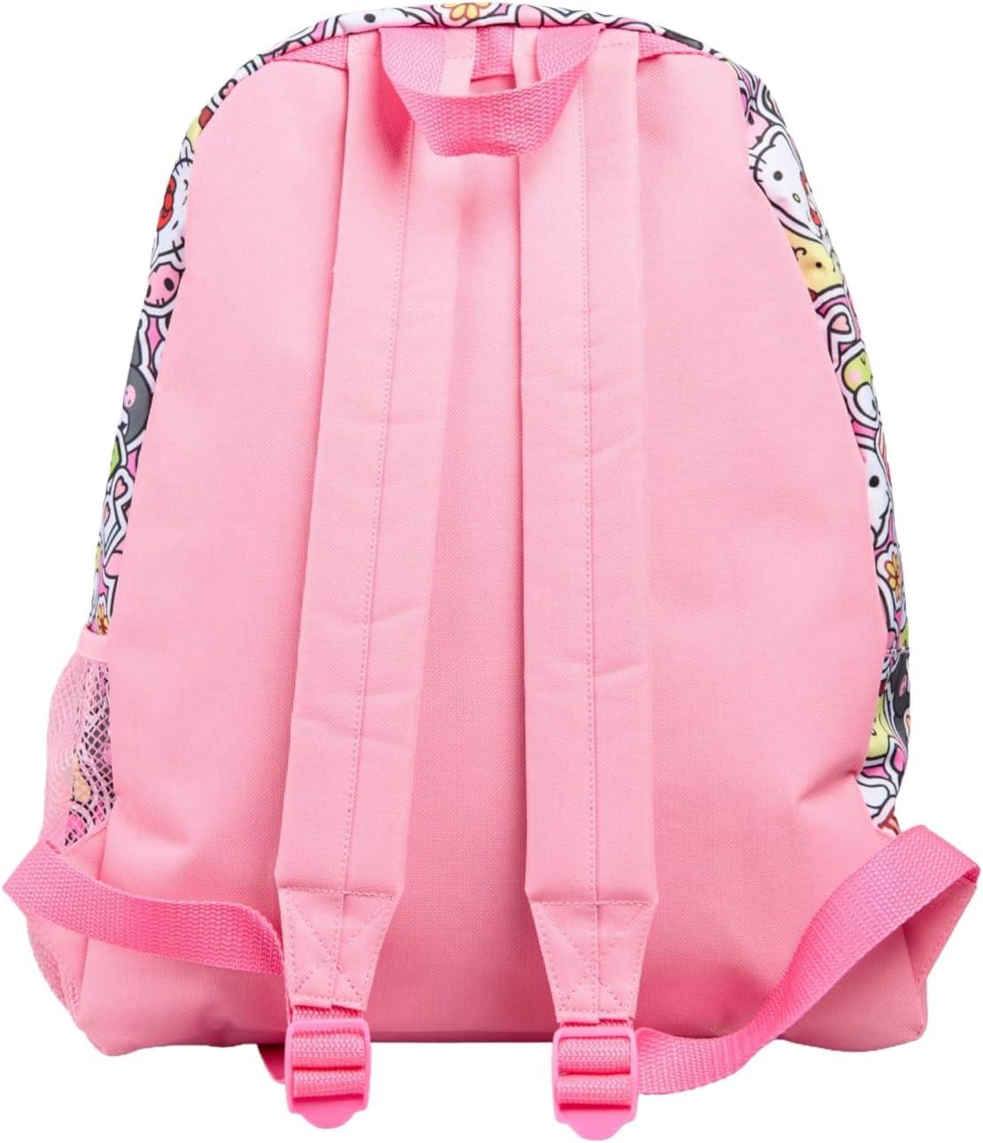 Hello Kitty and Friends Kids Backpack Officially Licensed Sanrio Zip School Bag