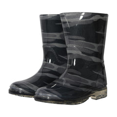 A2Z 4 Kids Boys Camouflage PVC Rain Boots Waterproof Mid-Calf Anti-Slip Wellies