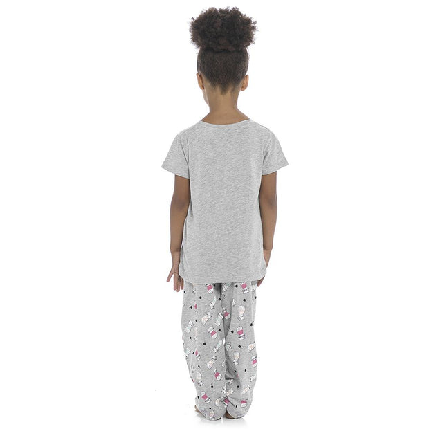 A2Z 4 Kids Girls Short Sleeve Pyjamas Set 2 Piece Comfortable Sleepwear Set