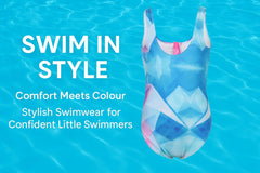 A2Z 4 Kids Girls Swimming Costume One Piece UPF 50+ UV Sun Protection Swimsuit