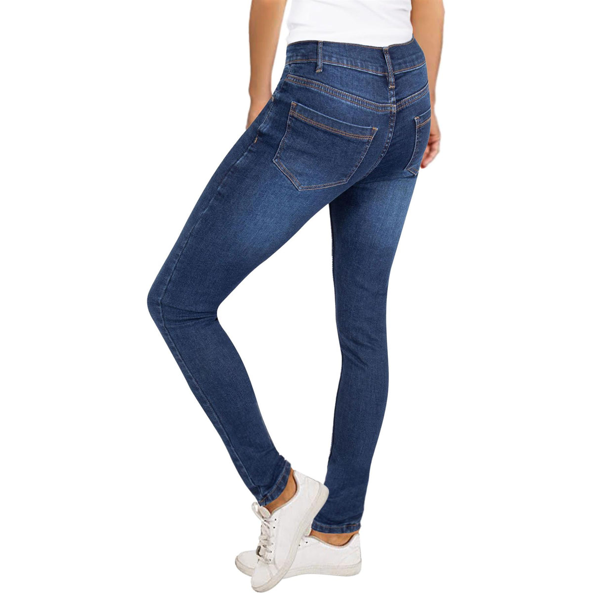 A2Z Womens Denim Jeans Comfy Stretchy Skinny Trouser Ladies Bottoms Trendy Pants