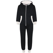 A2Z 4 Kids Girls Boys White Contrast Fleece Onesie All In One Jumsuit Playsuit Nightwear New Age 2 3 4 5 6 7 8 9 10 11 12._13 Years