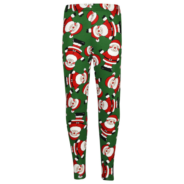 A2Z 4 Kids Girls Christmas Legging Santa Snowman Penguin Print Xmas Fashion Leggings New Age 2 3 4 5 6 7 8 9 10 11 12 13 Years