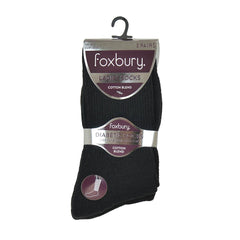 A2Z Women Diabetic Non-Elastic Comfortable 3 Pack Soft Extra Wide Top Grip Socks