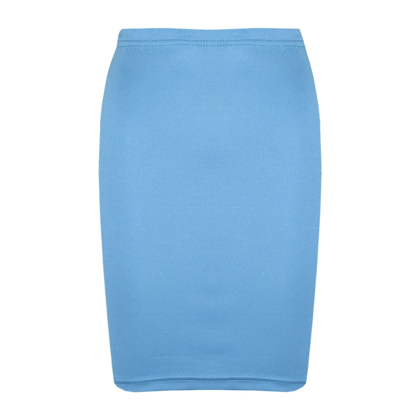 Kids Girls Plain Pencil Skirt Trendy Summer Clothing Sets Age 5-13 Years