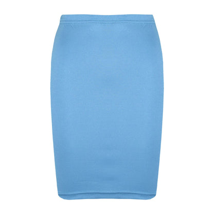 Kids Girls Plain Pencil Skirt Trendy Summer Clothing Sets Age 5-13 Years