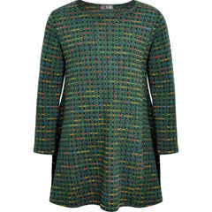Kids Girls Swing Dress Long Sleeve Tweed Texture Flared Party Summer Dresses