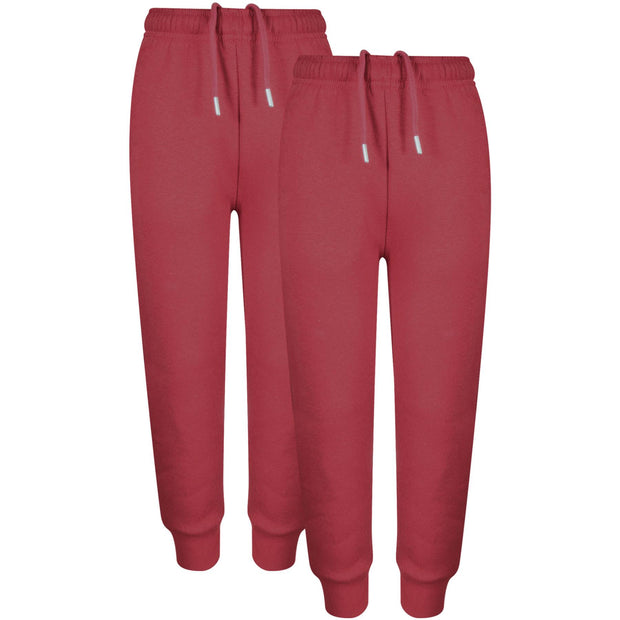 Kids Girls Boys Trouser Fleece Jogging Bottom