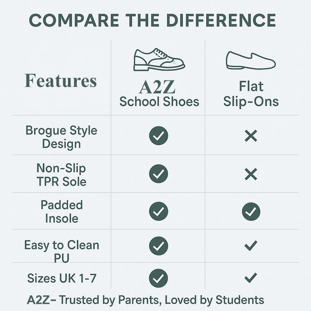 A2Z Girls Teens Ladies Brogue School University Office Lace Up PU Leather Shoes