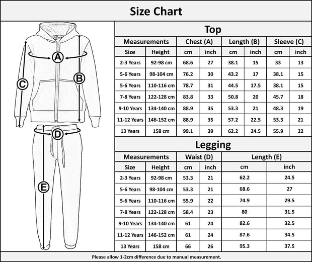 A2Z 4 Kids Plain Tracksuit Contrast Baby Pink And Black Fleece Hoodie with Joggers Jogging Sweatpants Pants Sports Activewear Outfit Set For Childrens Girls Age 5-13 Years