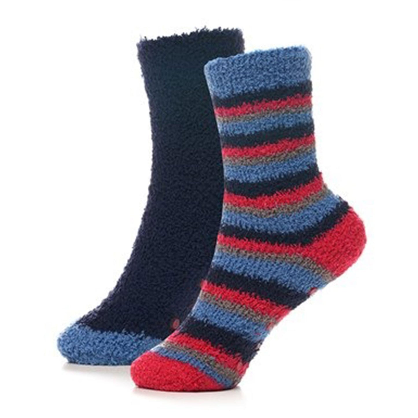 Kids Boys Cosy Thermal Socks Super Soft Fluffy Warm Non Skid Grippers Socks