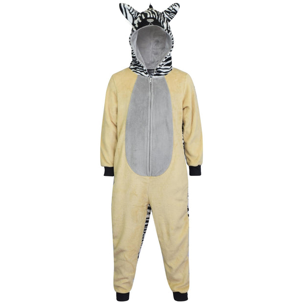 A2Z 4 Kids Unisex 2 Tone Zebra A2Z Onesie One Piece Zebra Cosplay Jumpsuit