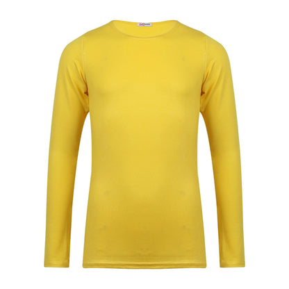 A2Z 4 Kids Girls Plain Long Sleeve T Shirt Soft Feel PE School Activewear Shirts