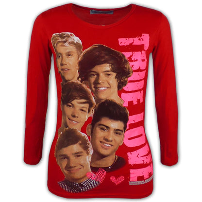 Kids Girls One Direction T Shirts Party Fashion Summer T-Shirt Tank Tops & Tees