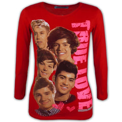 Kids Girls One Direction T Shirts Party Fashion Summer T-Shirt Tank Tops & Tees
