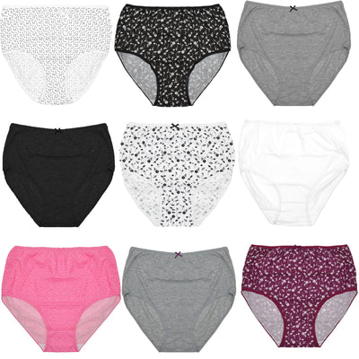 Ladies Classic Briefs Underwear Pack Of 3 Adjustable Waist Quick Dry Knickers