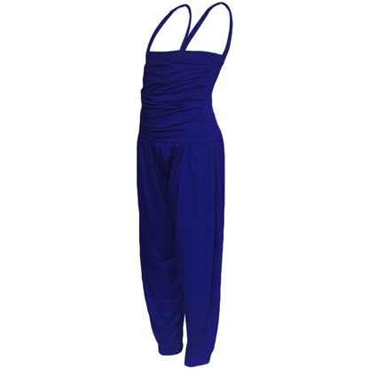 Girls Jumpsuit Kids Plain Color Trendy Playsuit All In One Jumpsuits 5-13 Years