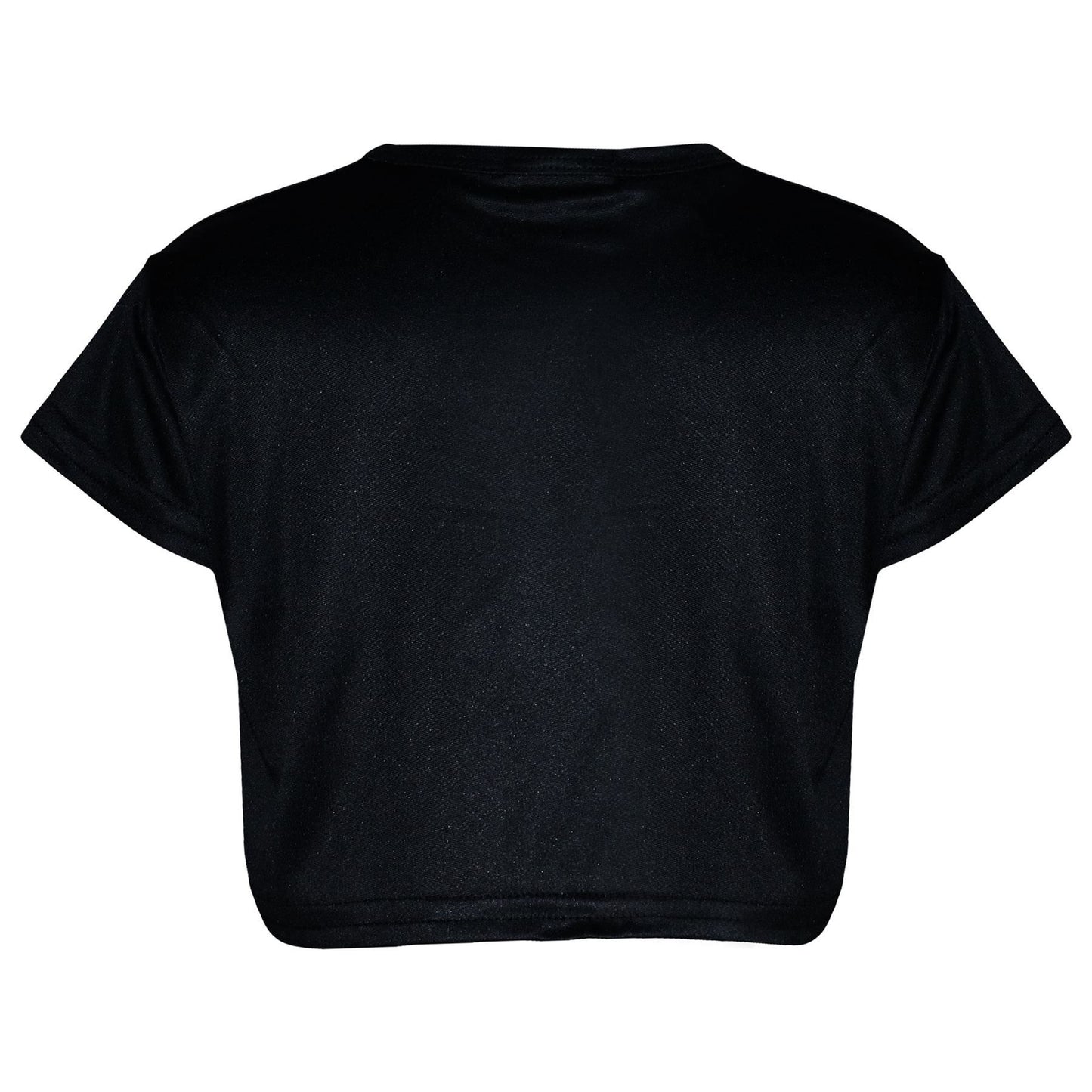 A2Z 4 Kids Girls Short Sleeves Crop Top Star Soft Feel Breathable Crop Top