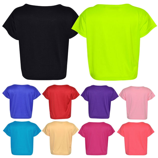 A2Z4Kids Girls Top Kids 98 Print Stylish Fashion T Shirt Crop Top New Age 5-13Yr