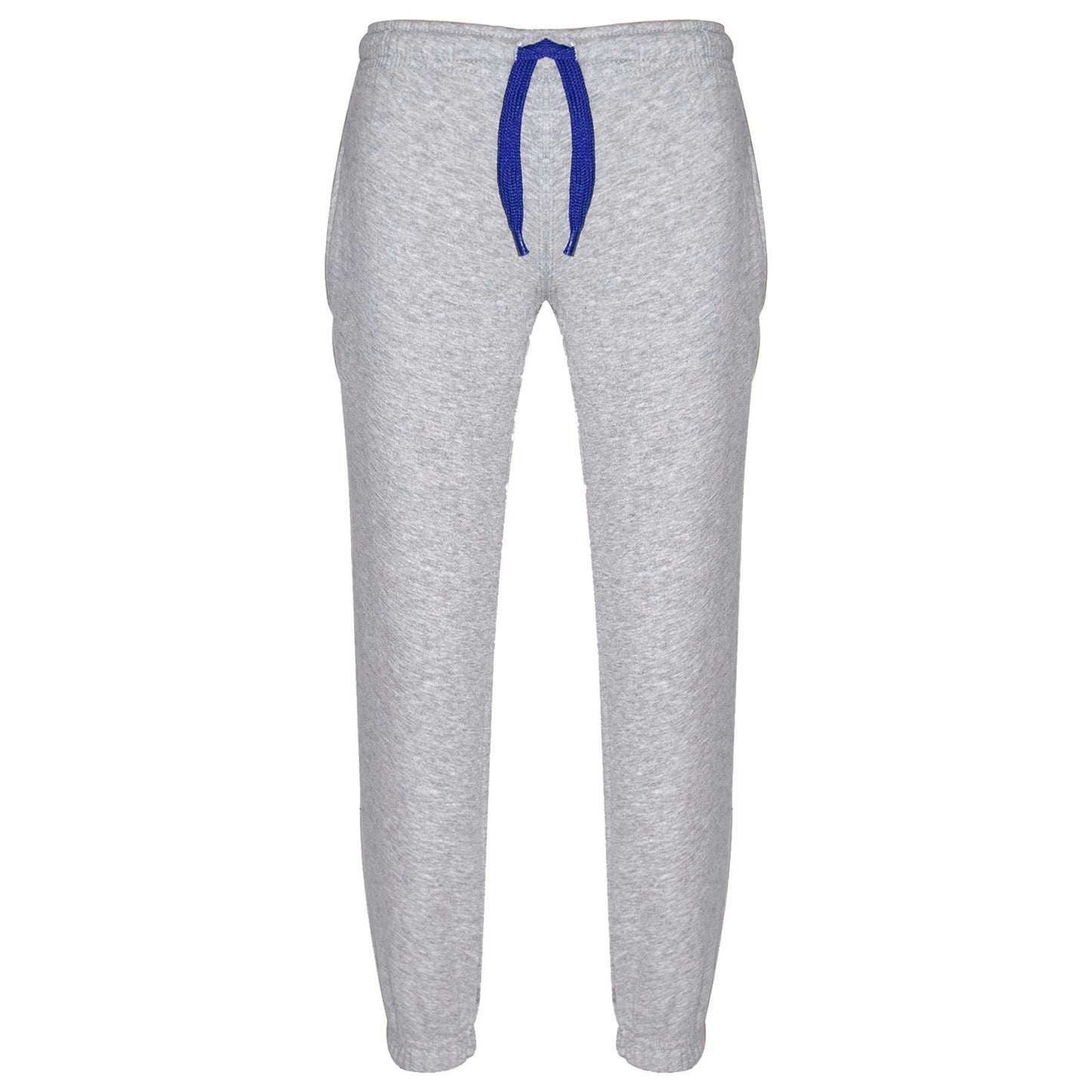 A2Z 4 Kids Plain Tracksuit Grey And Royal Blue Contrast Fleece Hoodie with Joggers Jogging Pants Sports Sweatpants Activewear Outfit Set For Childrens Girls Boys Age 5-13 Years