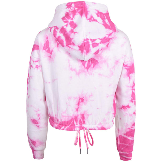 Kids Tie Dye Tracksuit Gym Cropped Hoodie Sweatpants Cord Set Girls Age 5-13