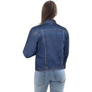 Ladies Women Denim Jacket Cotton Casual Fashion Vintage Classic Streetwear Jean