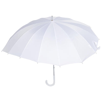 A2Z Ladies Wedding Bridal Umbrella Love Canopy Brolly J Shape Soft Grip Handle