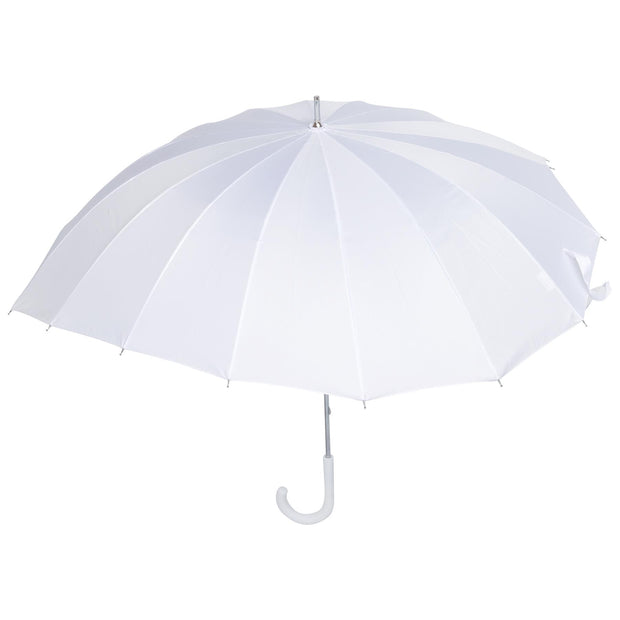 A2Z Ladies Wedding Bridal Umbrella Love Canopy Brolly J Shape Soft Grip Handle