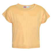 A2Z 4 Kids Girls Top Kids Plain Color Stylish Fahsion Trendy T Shirt Crop Top New Age 7-13 Years