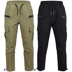 A2Z 4 Kids Boys Active Cargo Trousers Drawstring Casual Trouser Lightweight Pant