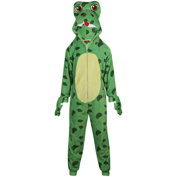 Kids Unisex Frog Face A2Z Onesie One Piece All in One Animal Theme Jumpsuit