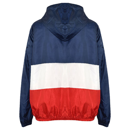 Kids Girls Boys Windbreaker Contrast Panel Jackets Hooded Raincoat Rain Mac 5-13