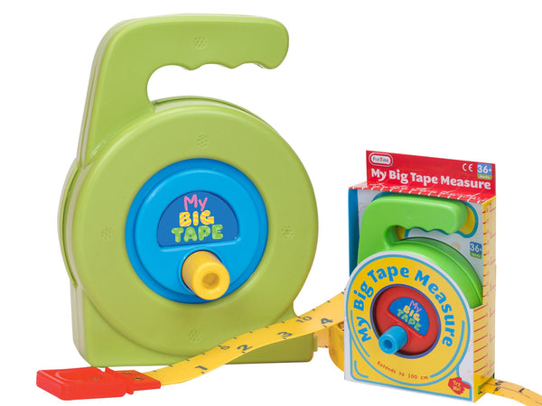 A2Z 4 Kids Tape Measure Educational Role Play Safe Bright Color Teaching Toy