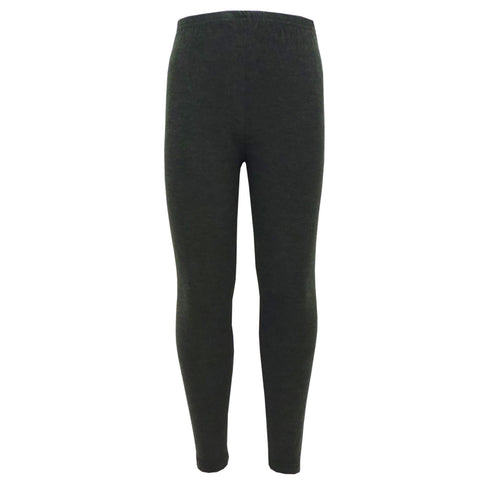 Girls Legging Kids Plain Viscose Fashion Dance School Leggings Age 2-13 Years