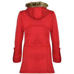 GIRLS COAT KIDS FLEECE PARKA JACKET LONG FAUX FUR HOODED SUMMER COATS AGE 7-13Y