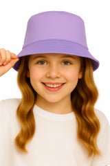 Girls Boys Bucket Hat 100%Cotton Foldable Summer Sun Hat UV Protection Beach Cap