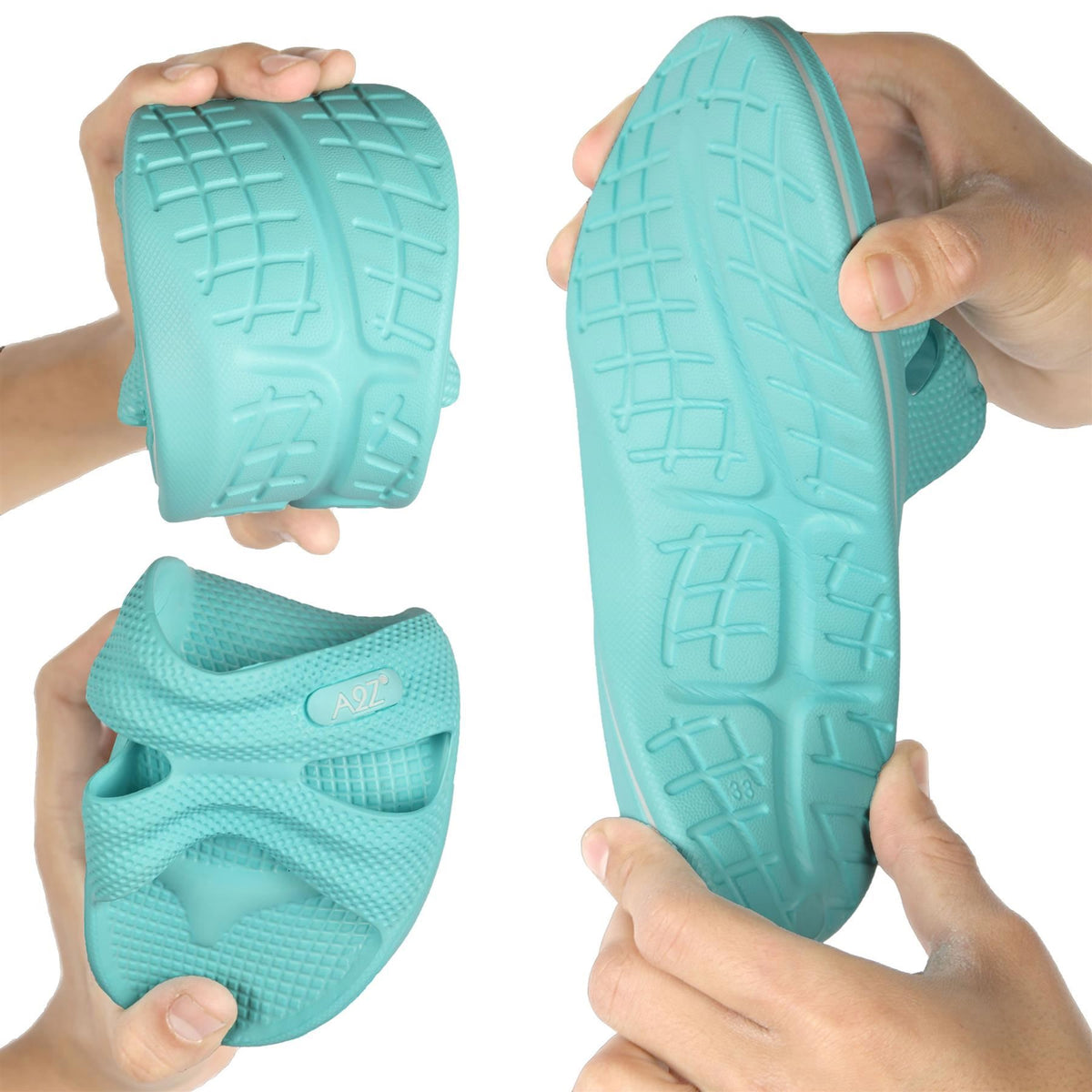 A2Z Kids Girls Ladies EVA Summer Sliders Waterproof Shower Pool Slippers Sandals